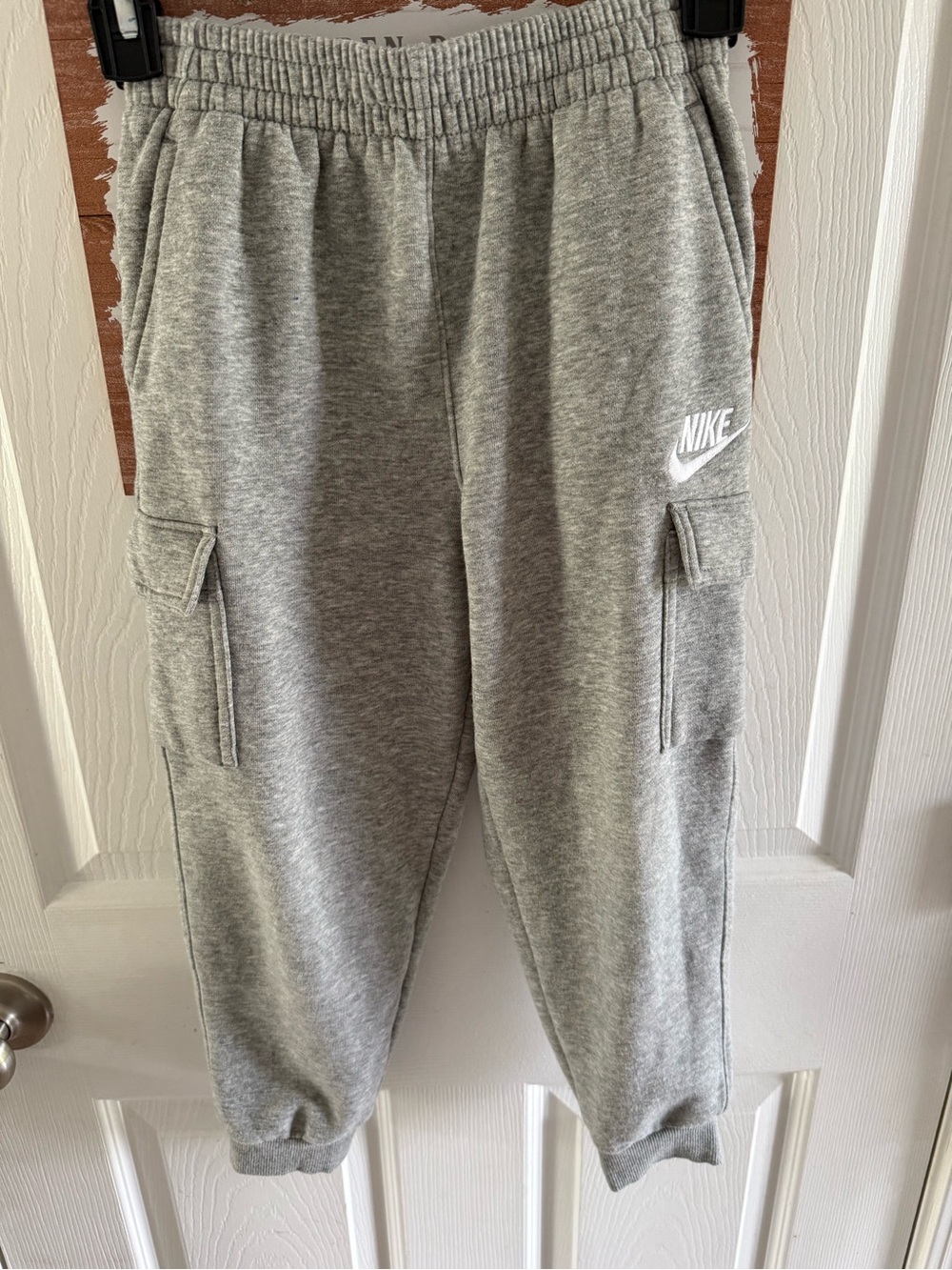 Nike Gray Kids' Cargo Jogger Sweatpants